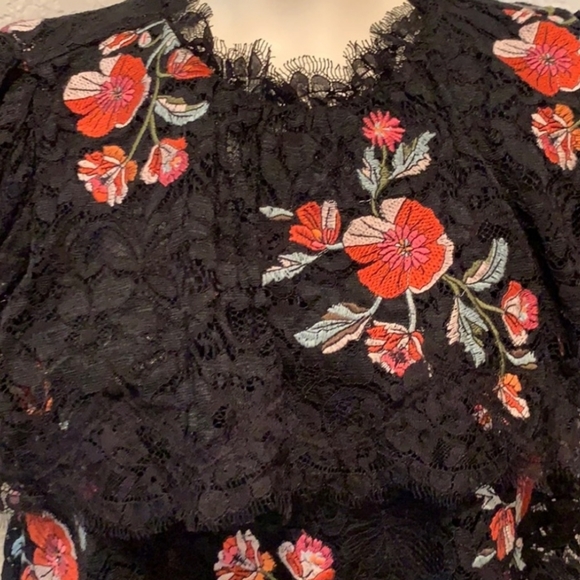 🆕️Rebecca Taylor Embroidered Lace Floral Dress size 10 - Picture 11 of 12